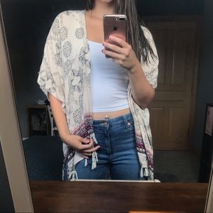 Maurice’s beachy cardigan/coverup